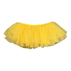 Amscam Adult One Size Yellow Tutu 10" Elastic‎ Waist Costume Ballerina
